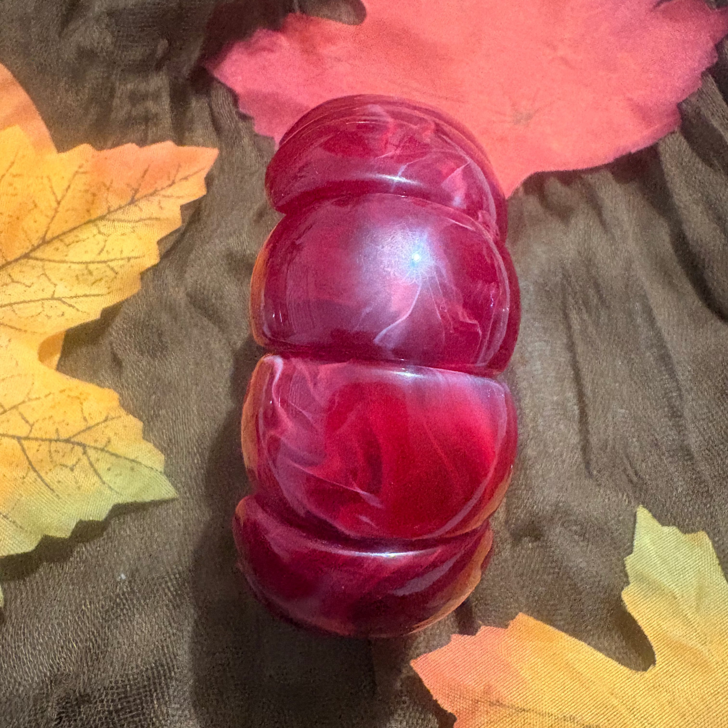 Jonc Alba – Bracelet large effet marbré
