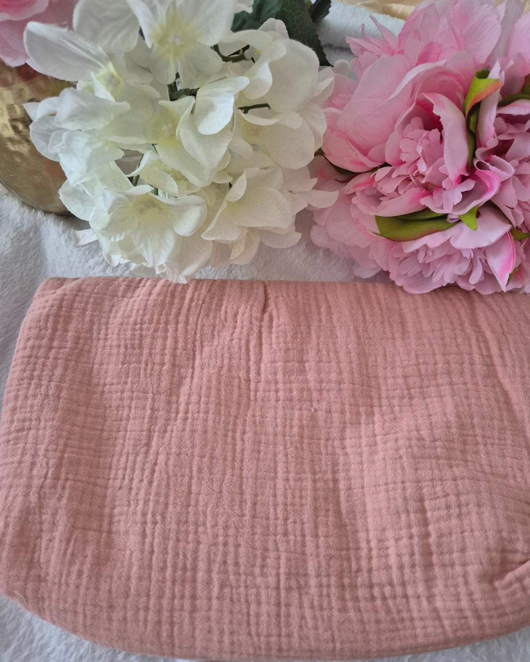 Trousse en gaze de coton