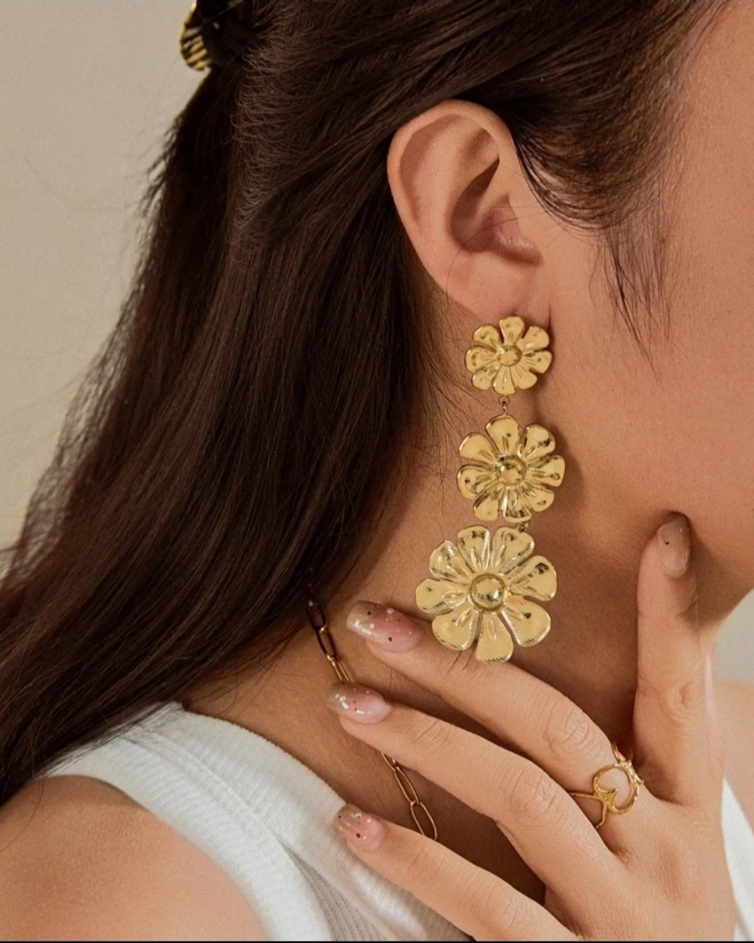 Boucles d'oreilles Flo
