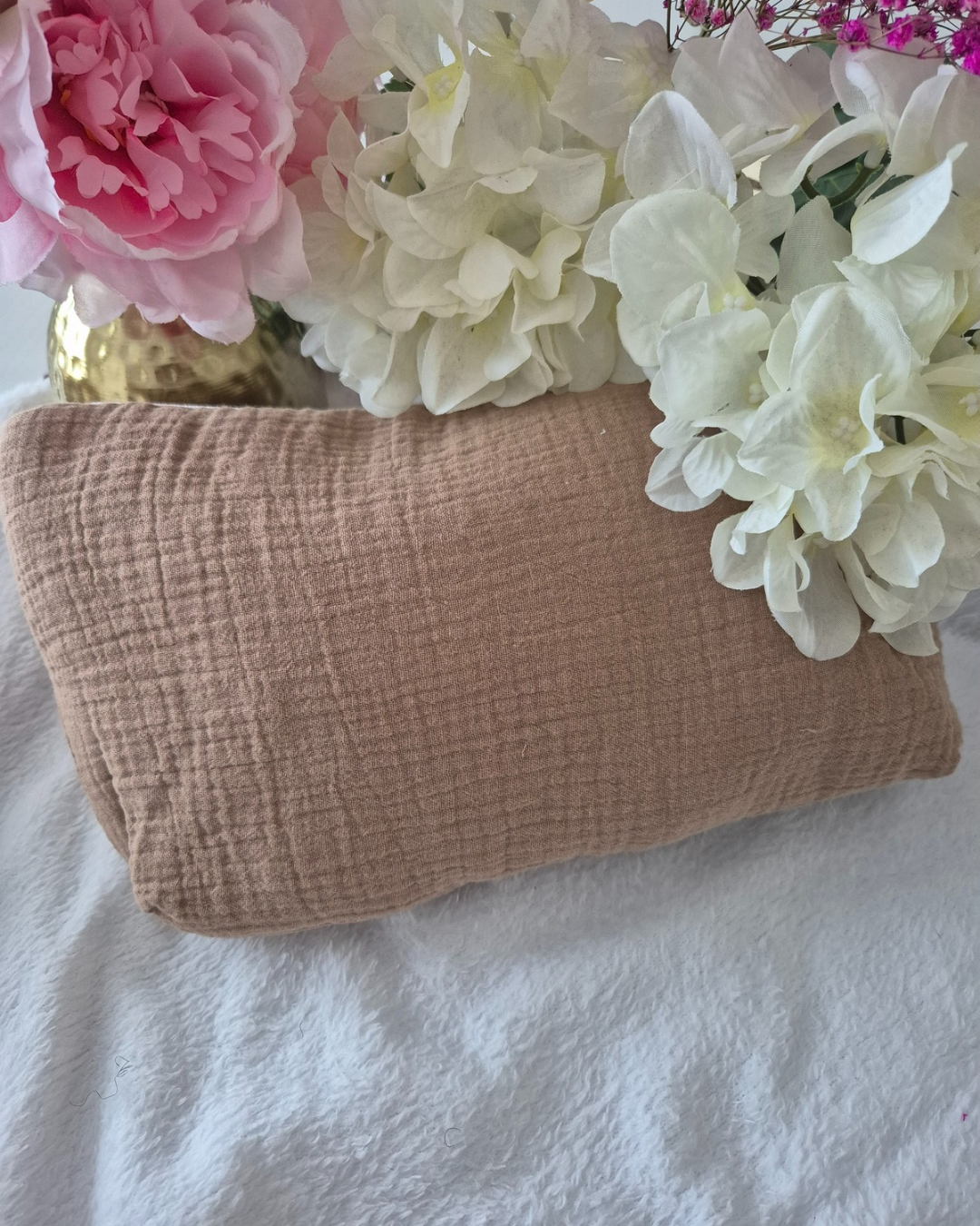 Trousse en gaze de coton
