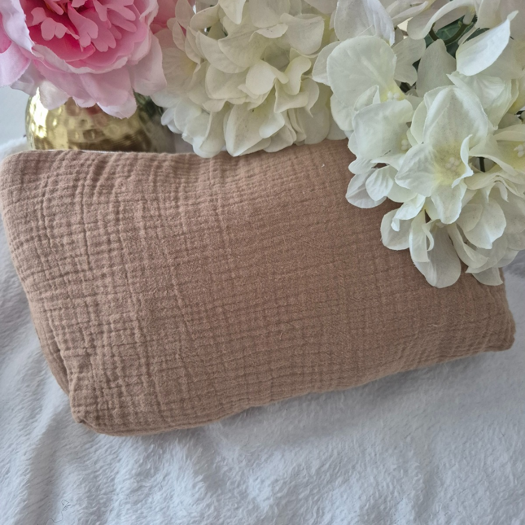 Trousse en gaze de coton