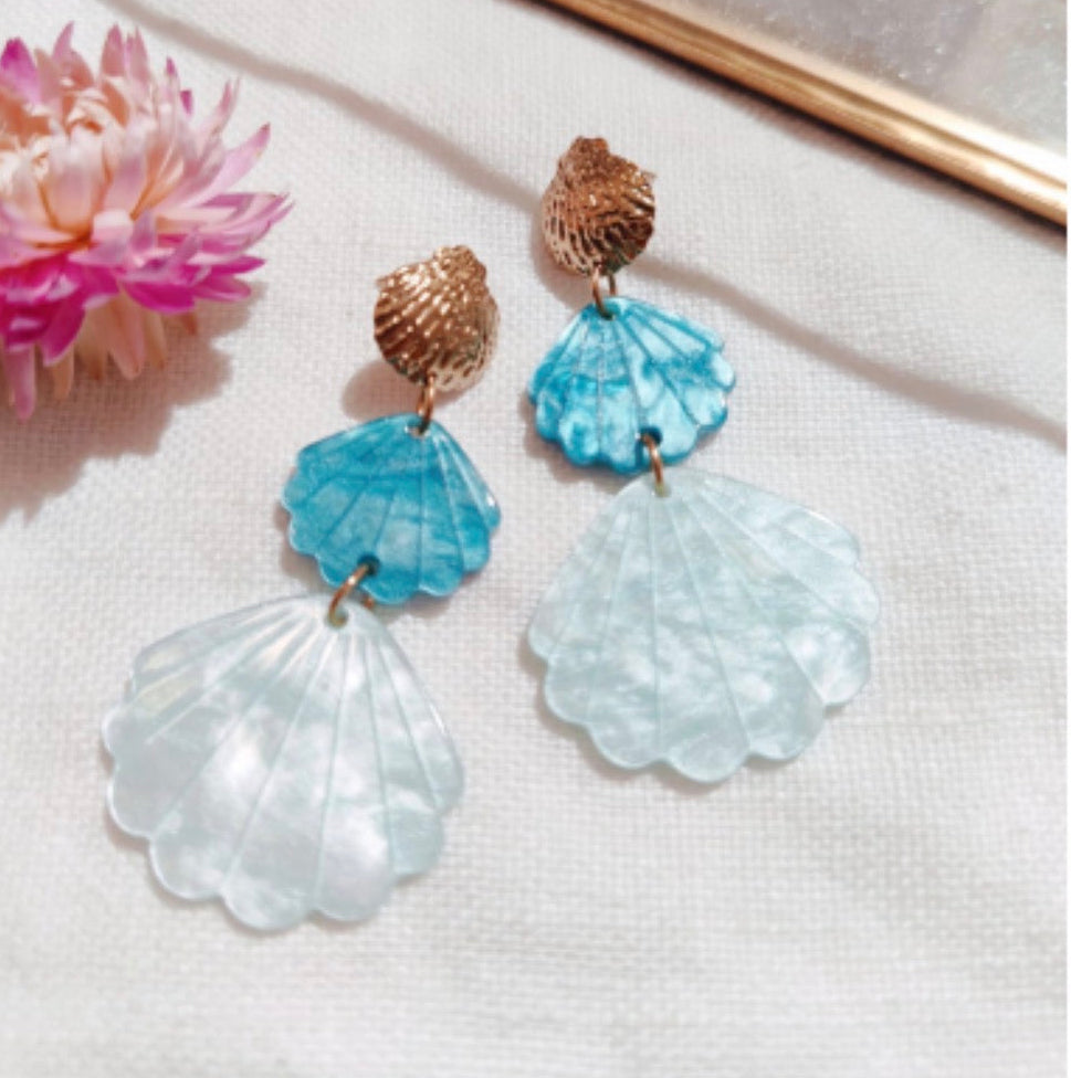 Boucles d’oreilles Océane – Acier inoxydable