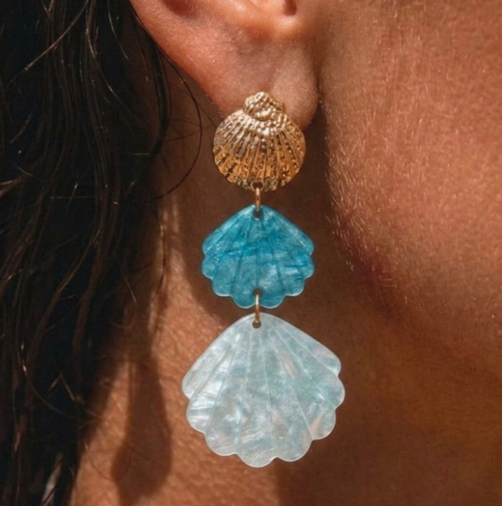 Boucles d’oreilles Océane – Acier inoxydable
