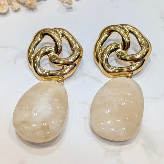 Boucles d’oreilles Opale