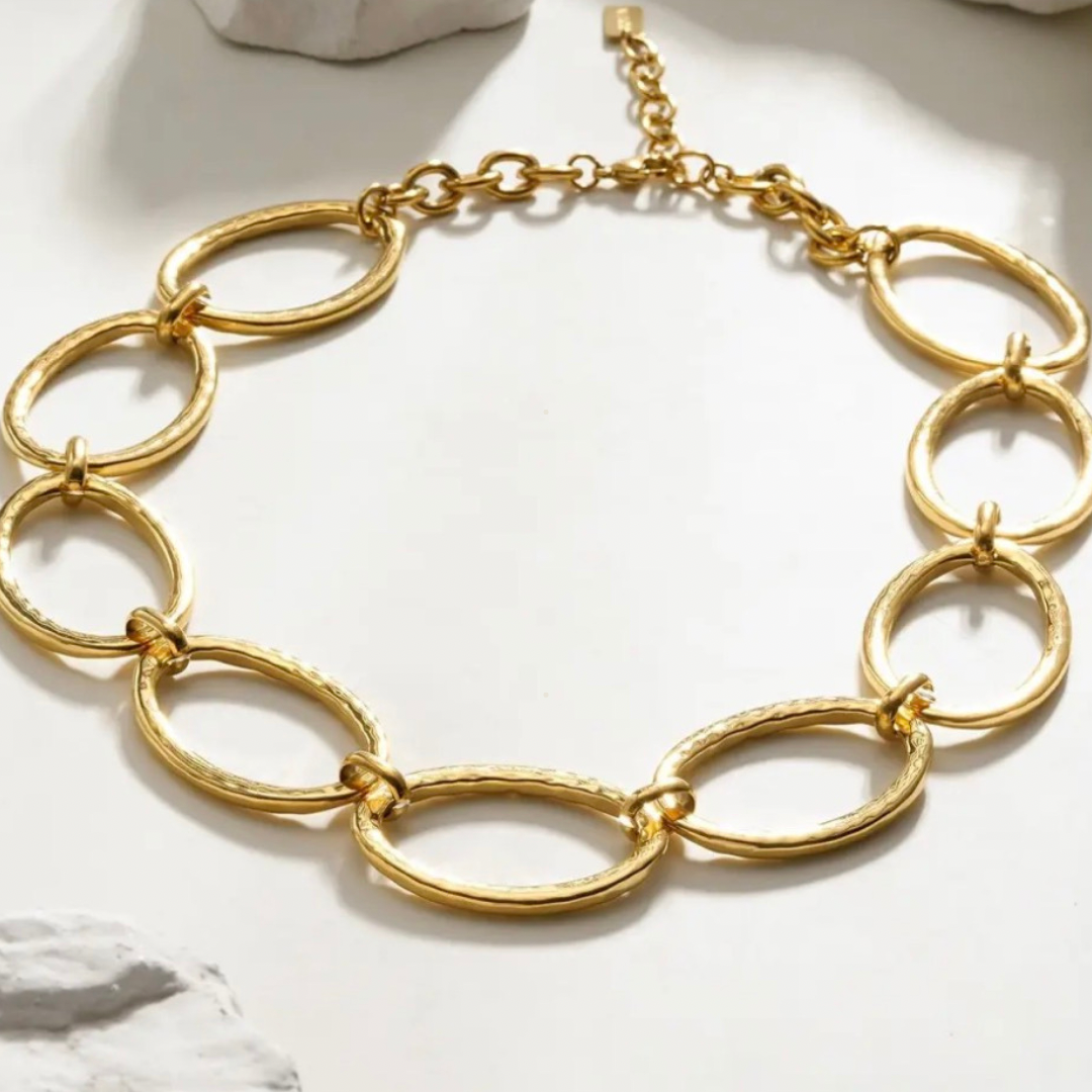Collier Maillons Dorés – Élégance Intemporelle