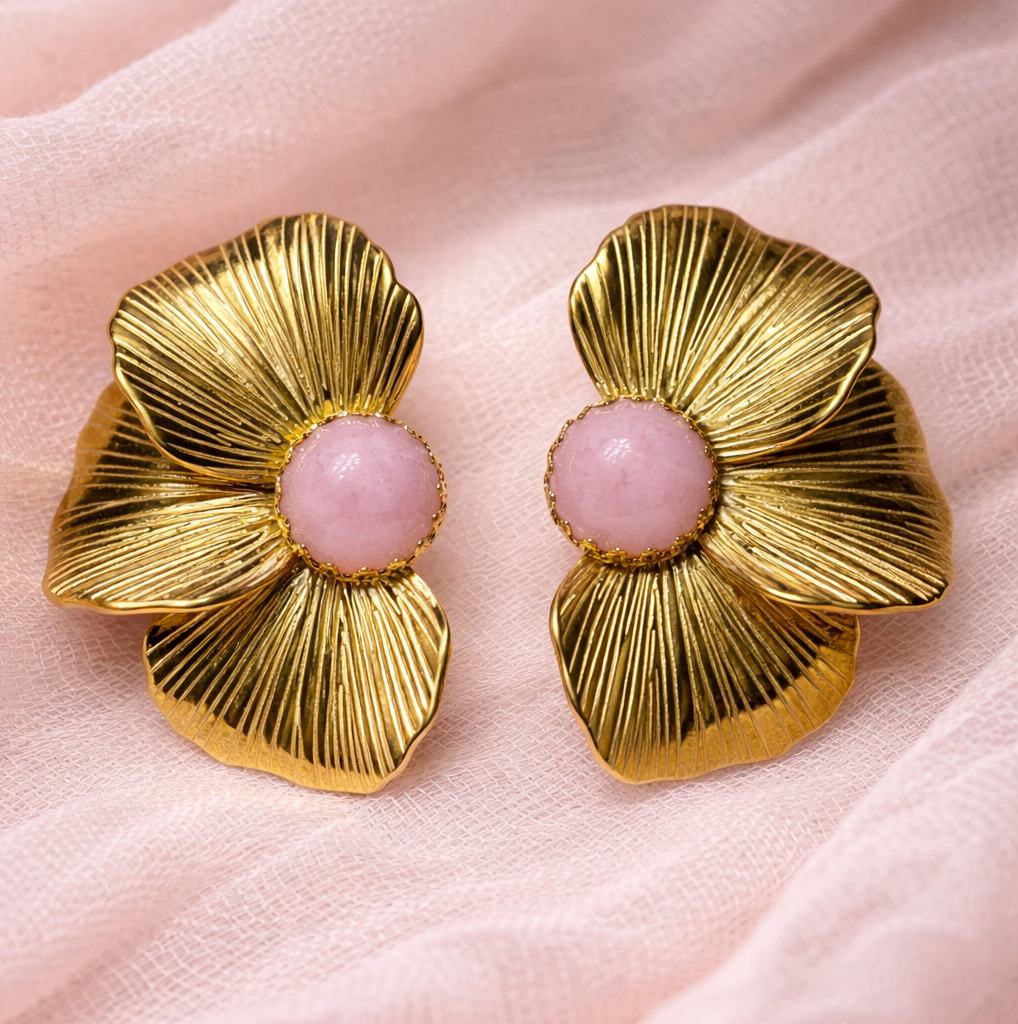 Boucles d’oreilles Élégance fleurie