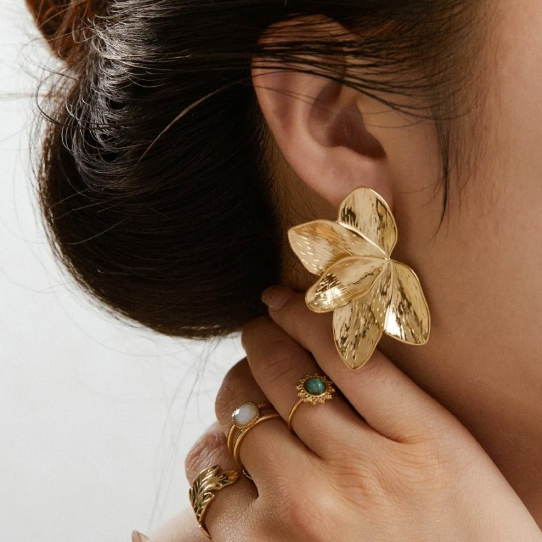 Boucles d'oreilles Élégance Florale