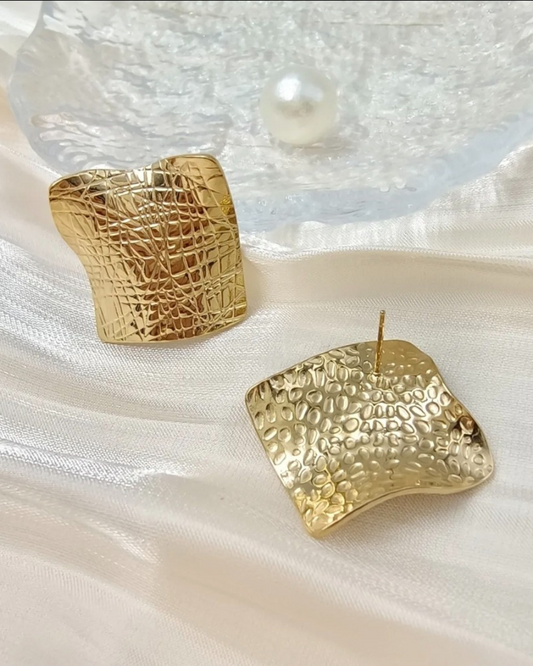 Boucles d'oreilles Carré Zeus