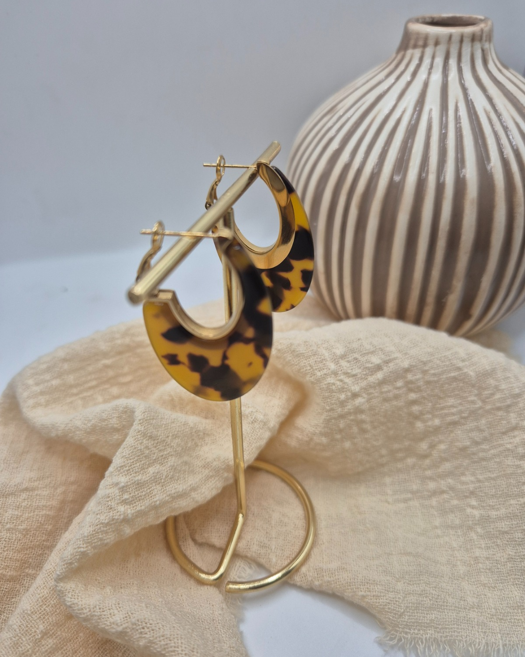 Boucles d'oreilles Miel
